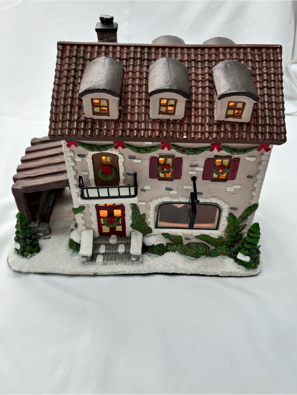 St. Nicholas Square Winter Winery Illuminated Holiday Christmas Village